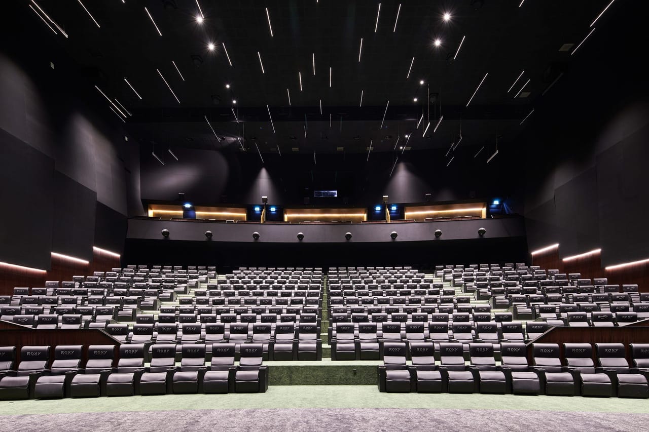 The Roxy Xtreme auditorium at Dubai Hills Mall, the largest cinema screen in the Middle East and North Africa
