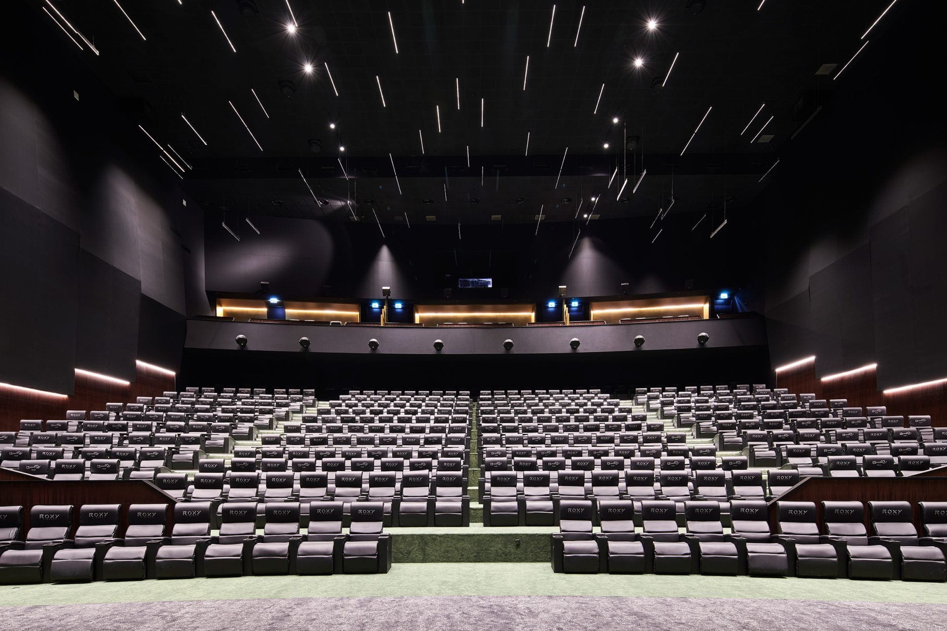 The Roxy Xtreme auditorium at Dubai Hills Mall, the largest cinema screen in the Middle East and North Africa